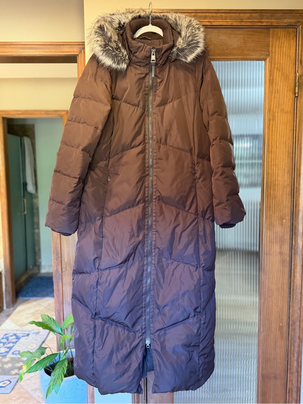 Women's Max 600 Down Long Maxi Coat Size Large Tall
